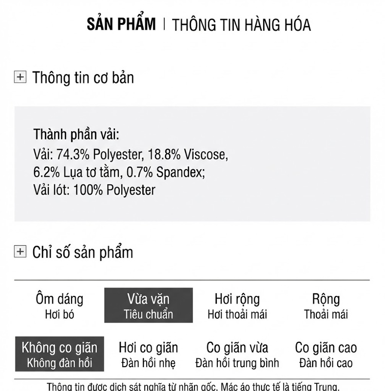 Áo Vest Nam Lụa Tơ Tằm Chống Nắng Kiểu Dáng Slimfit Màu Xanh Dương, Xanh Navy chi tiết 8