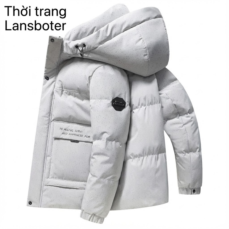 Áo Vest Nam Màu Trơn Chất Liệu Lông, Co Giãn, Dáng Ôm Màu Đen, Xám chi tiết 14