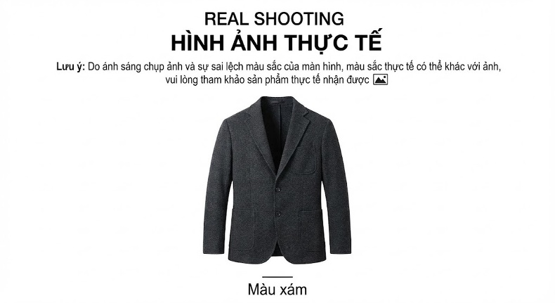 Áo Vest Nam Màu Trơn Chất Liệu Lông, Co Giãn, Dáng Ôm Màu Đen, Xám chi tiết 34