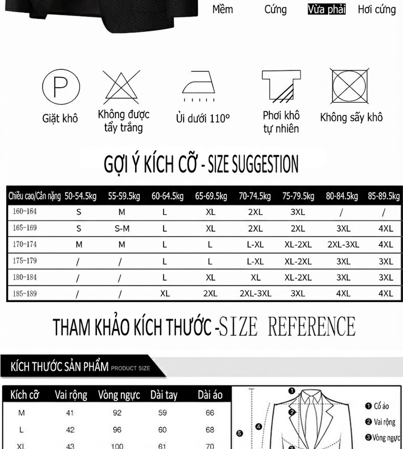 Áo Vest Nam Mỏng Dáng Ôm Vừa Vặn Màu Be, Đen, Xám chi tiết 3