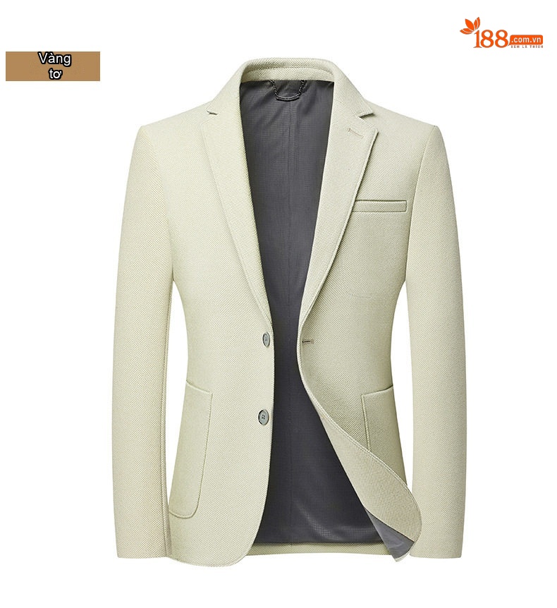Áo Vest Nam Thu Đông Chứa Lông Cừu, Dáng Ôm, Không Nhăn Màu Kem, Xám chi tiết 15