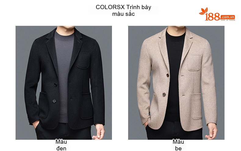 Áo Vest Nam Thu Đông Len Lông Cừu Nguyên Chất Dáng Ôm Vừa Vặn Màu Đen, Nâu chi tiết 6