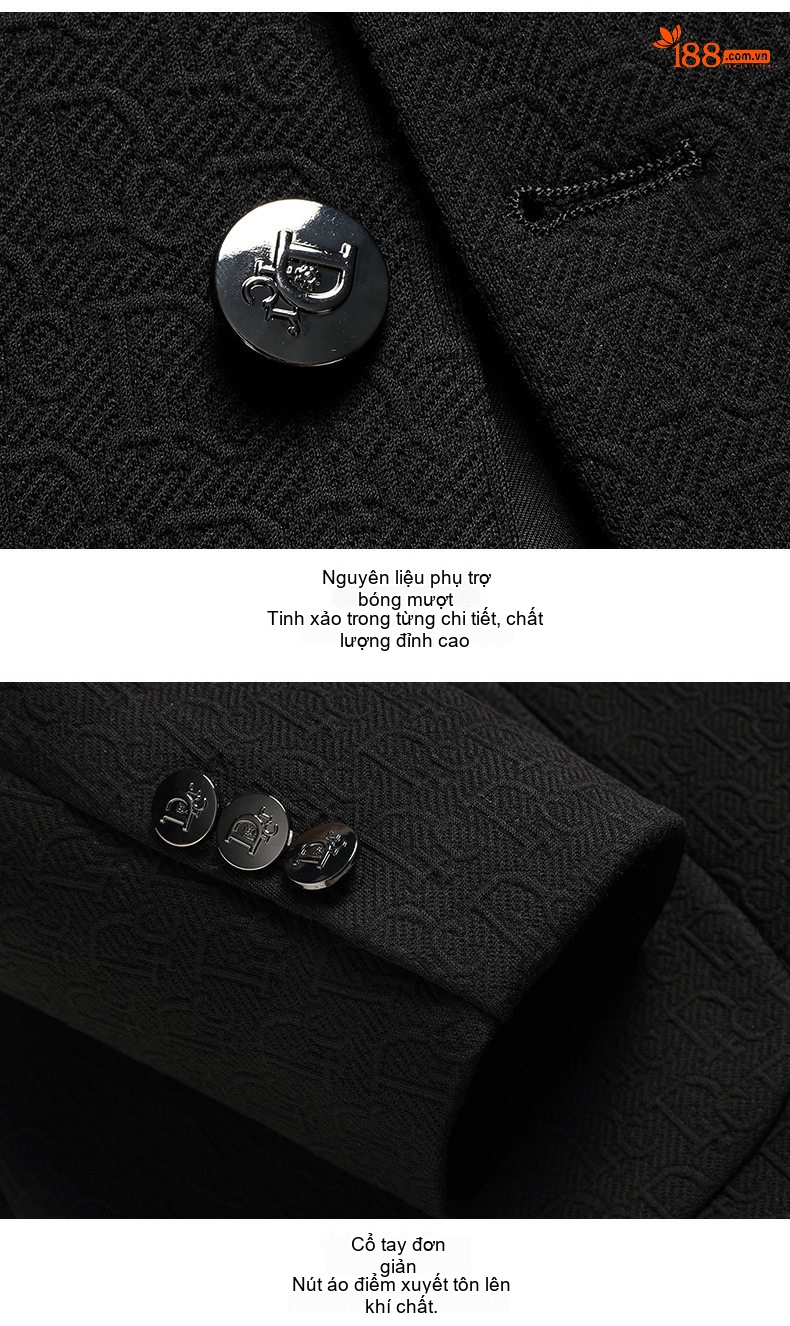 Áo Vest Nam Wool Cao Cấp Dáng Ôm Chống Nhăn Phong Cách Lịch Lãm Màu Đen, Nâu chi tiết 15