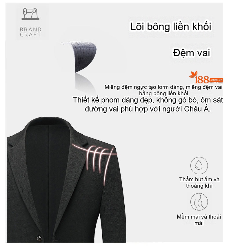 Áo Vest Nam Wool Cao Cấp Dáng Ôm Chống Nhăn Phong Cách Lịch Lãm Màu Đen, Nâu chi tiết 7