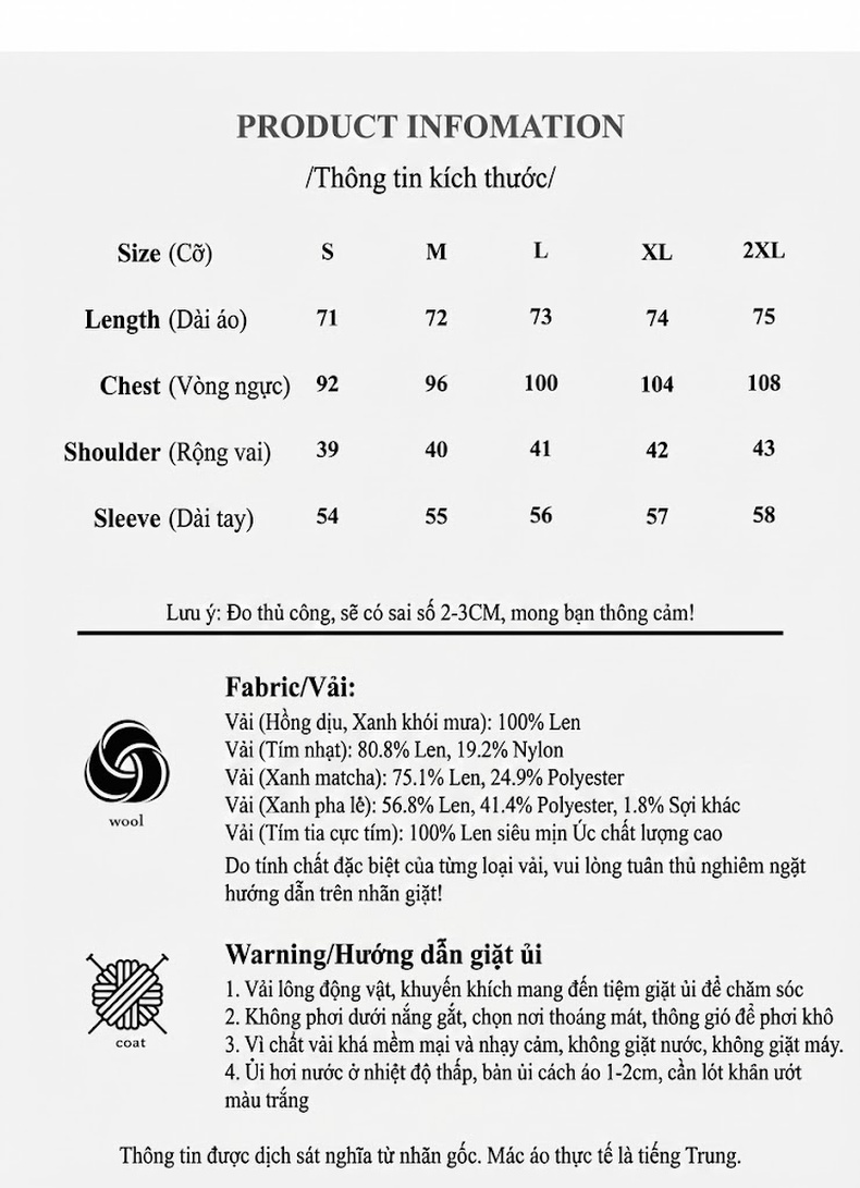 Áo Vest Nữ Ngắn Tay Dài Chất Liệu Lông Cừu Dáng Ôm Màu Đen, Nâu, Xám, Kem chi tiết 2