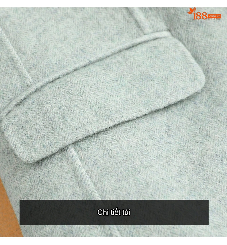 Áo Vest Nữ Ngắn Tay Dài Chất Liệu Lông Cừu Dáng Ôm Màu Đen, Nâu, Xám, Kem chi tiết 20