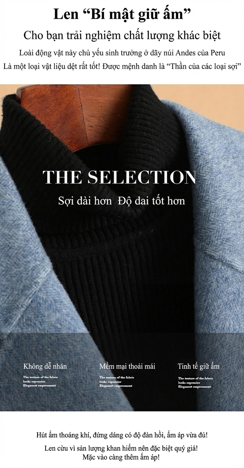 Áo Vest Nữ Ngắn Tay Dài Chất Liệu Lông Cừu Dáng Ôm Màu Đen, Nâu, Xám, Kem chi tiết 1