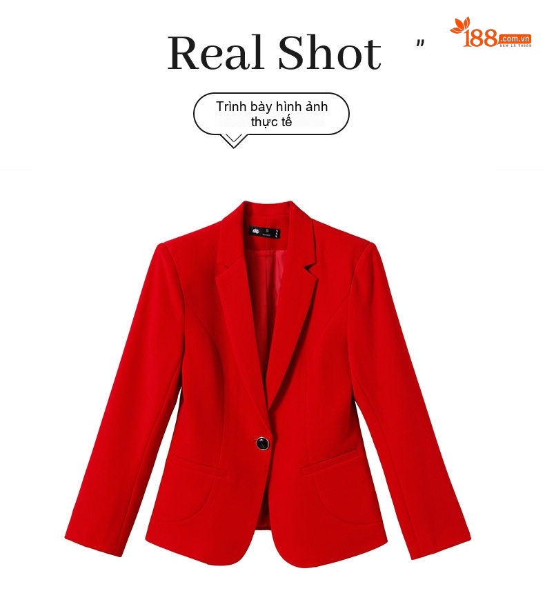 Áo Vest Nữ Tay Dài Set Đầm Công Sở Hai Món Màu Đỏ, Trắng, Đen, Xanh chi tiết 17