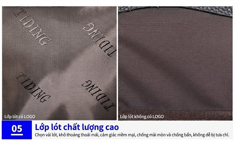 Balo Da Bò Đựng Laptop 15.6 inch Chống Sốc Chống Nước Đi Làm Đi Học Du Lịch Màu Đen chi tiết 26