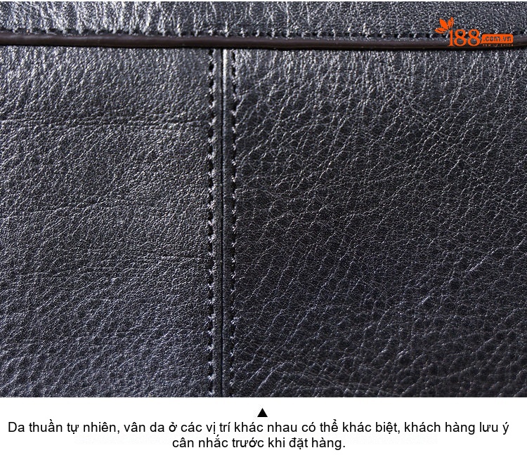 Balo Da Bò Lớn Đựng Laptop Phong Cách Retro Màu Đen chi tiết 18