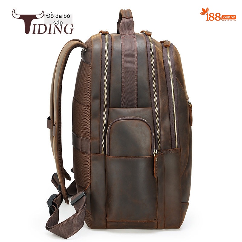 Balo da bò nam đựng laptop du lịch công sở thiết kế đơn giản