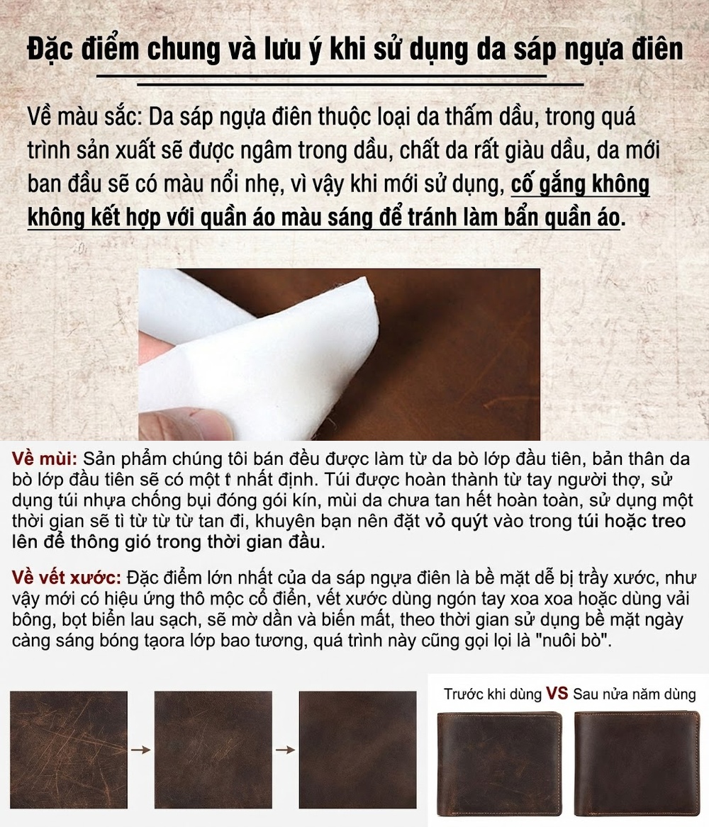 Balo Da Bò Nam Lớn Cổ Điển Phong Cách Du Lịch Da Thật Màu Nâu chi tiết 32