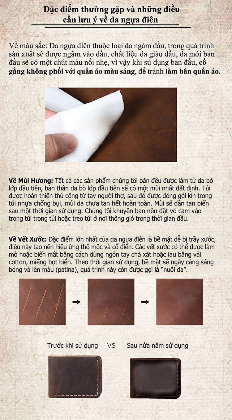 Balo Da Bò Nam Lớn Cổ Điển Phong Cách Du Lịch Da Thật Màu Nâu chi tiết 33