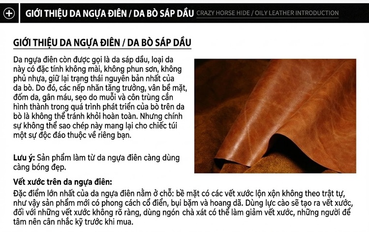 Balo Da Bò Nam Phong Cách Âu Mỹ Cỡ Lớn Đựng Laptop Du Lịch Màu Nâu chi tiết 41