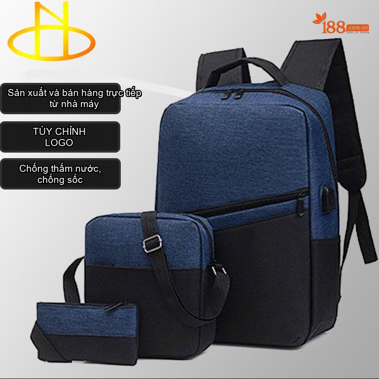 Balo Da Bò Nam Vintage Công Sở Đa Năng Sức Chứa Lớn Màu Nâu chi tiết 16