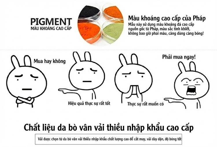 Balo Da Bò Nữ Thời Trang Du Lịch Phong Cách Hàn Quốc Màu Nâu, Đen chi tiết 18