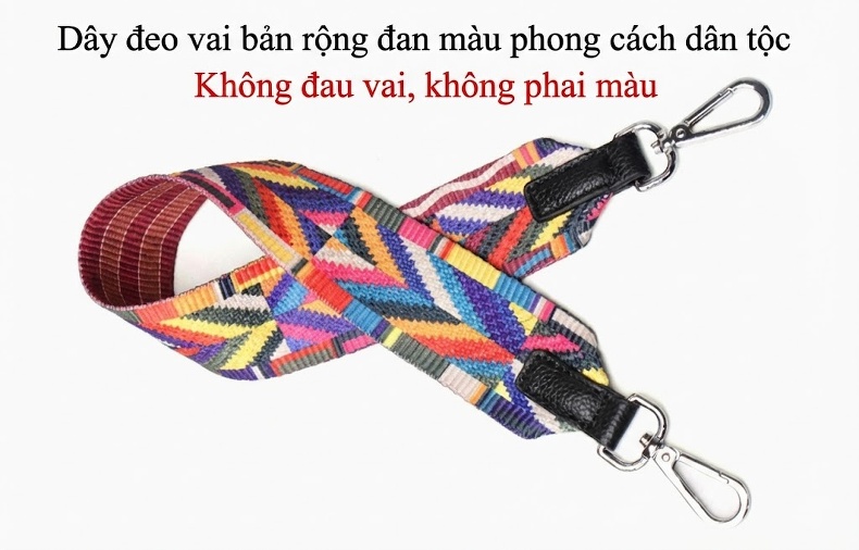 Balo Da Bò Thêu Hình Cặp Đôi Phong Cách Hàn Quốc Đa Năng Màu Đen chi tiết 3
