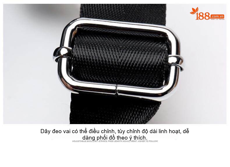 Balo Da Bò Thêu Hình Cặp Đôi Phong Cách Hàn Quốc Đa Năng Màu Đen chi tiết 21