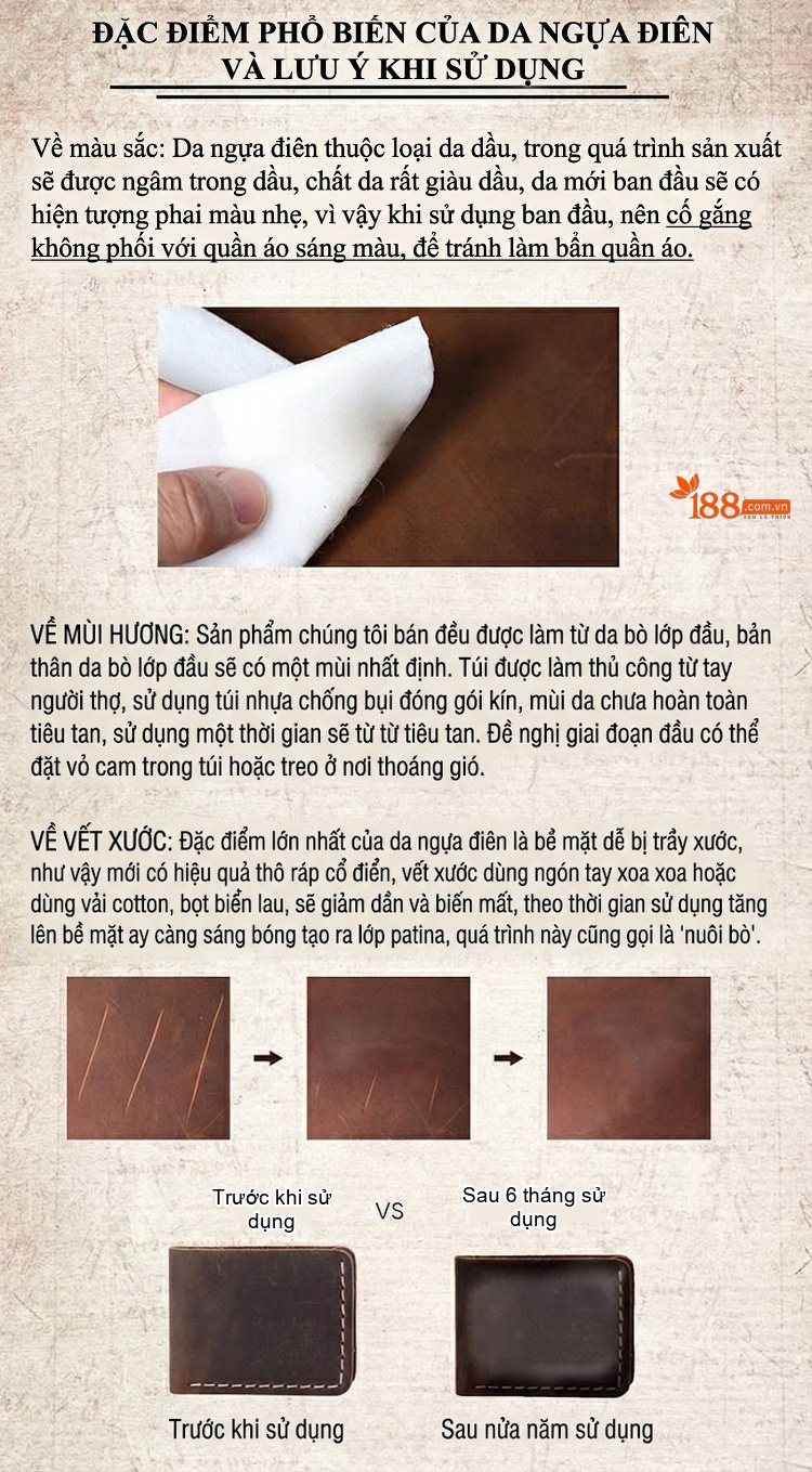 Balo Da Bò Vintage Thiết Kế Độc Đáo Túi Đựng Laptop Du Lịch Phong Cách Màu Nâu chi tiết 22
