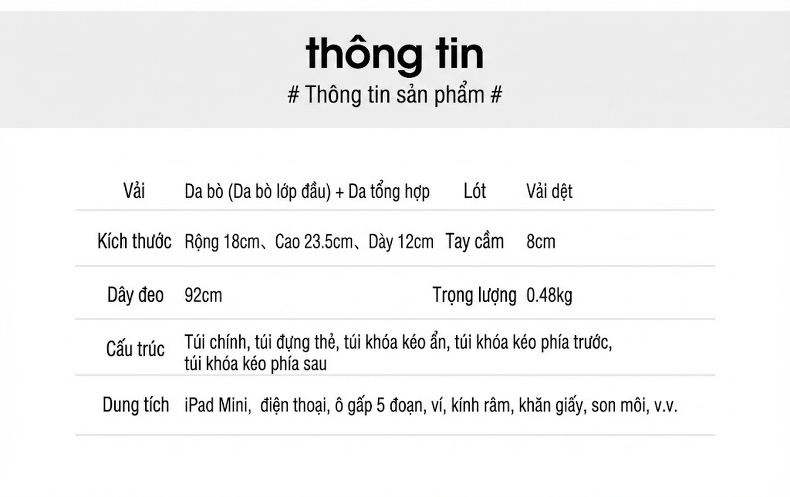 Balo Da Thật Mini Nữ Thời Trang Du Lịch Công Sở Màu Đen chi tiết 8