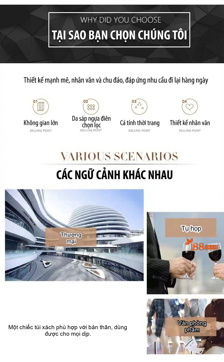 Balo Da Thật Nam Da Bò Crazy Horse Đa Năng Chống Sốc Chống Nước Màu Nâu chi tiết 4