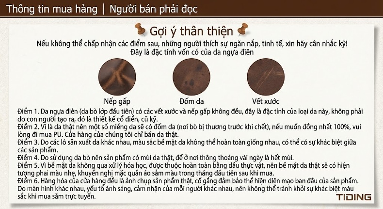 Balo da thật nam da bò sáp vintage đựng laptop chi tiết 11
