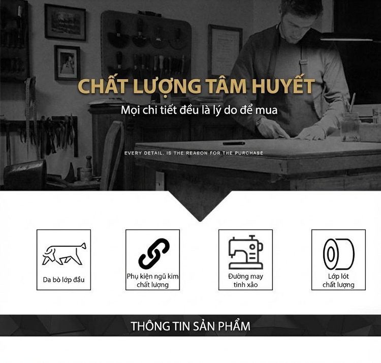 Balo Da Thật Nam Lớn Đựng Laptop Phong Cách Thể Thao Du Lịch Màu Nâu, Đen chi tiết 2