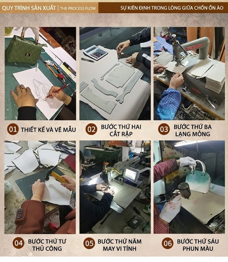 Balo Da Thật Nữ Đa Năng Nhiều Ngăn Lớn Màu Nâu, Đen, Đỏ chi tiết 20