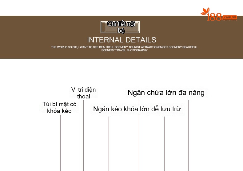 Balo Da Thật Trang Trí Đai Da Phong Cách Đường Phố Màu Đen, Đỏ chi tiết 33