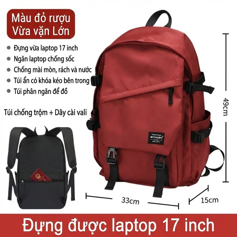 711 nâng cấp màu đỏ rượu vang lớn