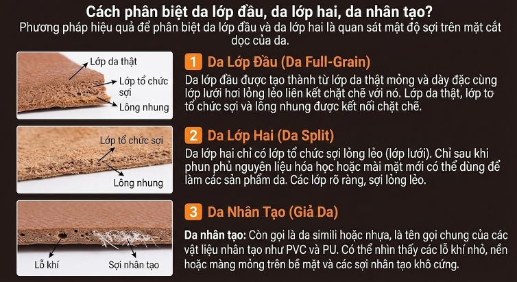 Balo Đeo Vai Nữ Da Bò Màu Tím, Đỏ, Xanh Lá, Nâu chi tiết 2