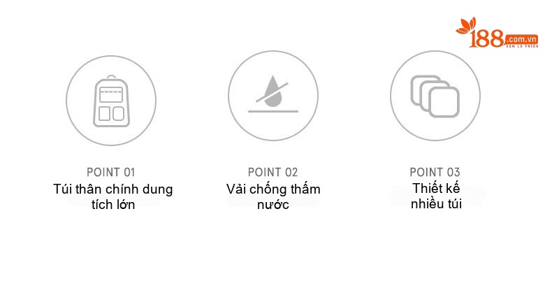 Balo Đi Học Nữ Sinh Cấp 2, Cấp 3, Đại Học, Túi Đựng Laptop, Balo Đa Năng Sức Chứa Lớn Màu Đen, Trắng Ngà, Hồng, Đỏ chi tiết 6