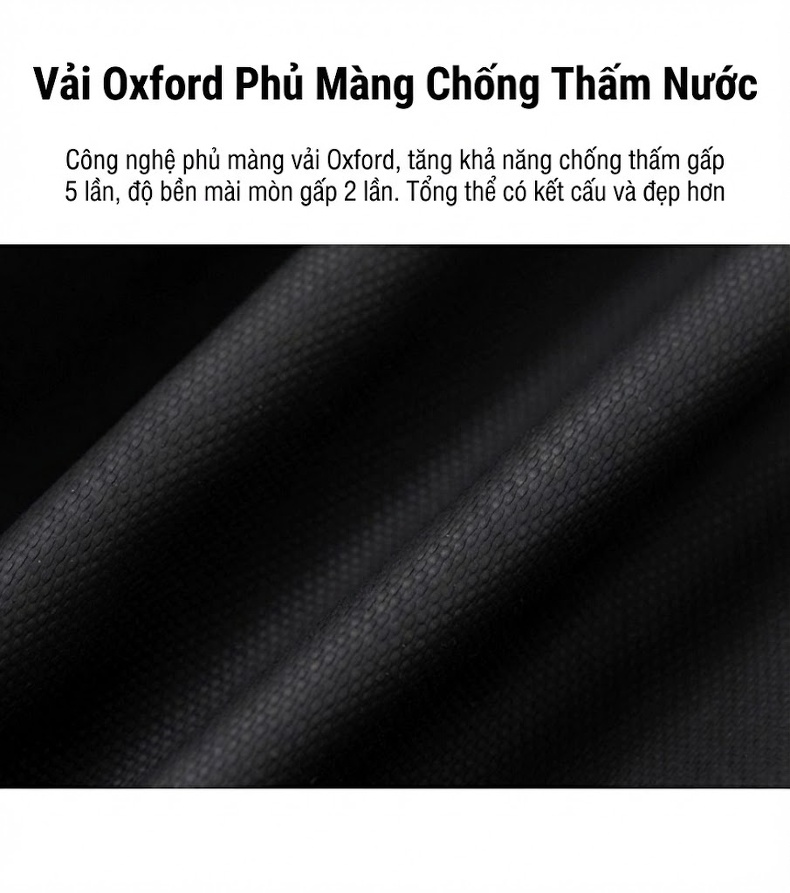 Balo Đi Xe Máy Đội Mũ Bảo Hiểm Chống Nước Dung Tích Lớn Màu Đen chi tiết 18