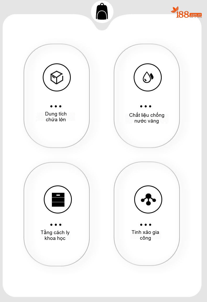 Balo Đôi Nam Nữ Vải Dù Chống Thấm Nước Dung Tích Lớn Đựng Laptop Đi Học Du Lịch Màu Đen, Trắng, Xanh Dương, Hồng... chi tiết 4