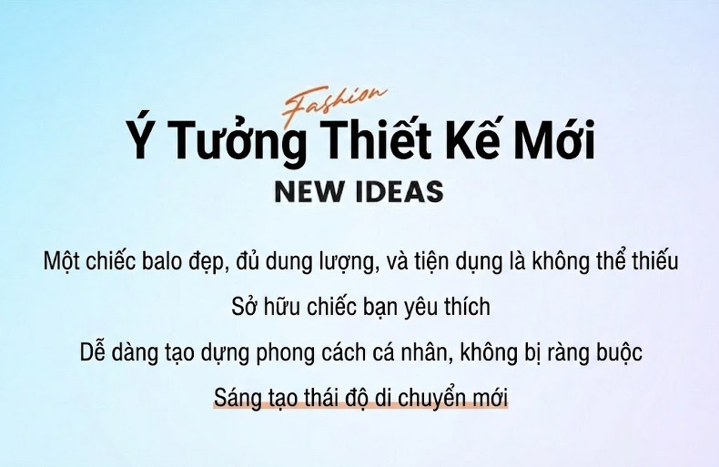 Balo Đôi Thời Trang Ngoài Trời Leo Núi Đi Học Đa Năng Dung Tích Lớn Đựng Laptop Màu Đen, Xanh Navy chi tiết 3