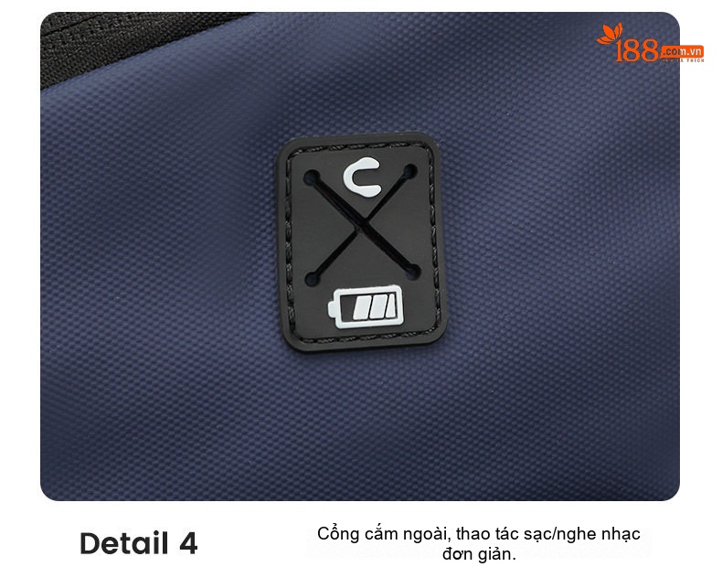 Balo Đôi Thời Trang Ngoài Trời Leo Núi Đi Học Đa Năng Dung Tích Lớn Đựng Laptop Màu Đen, Xanh Navy chi tiết 25