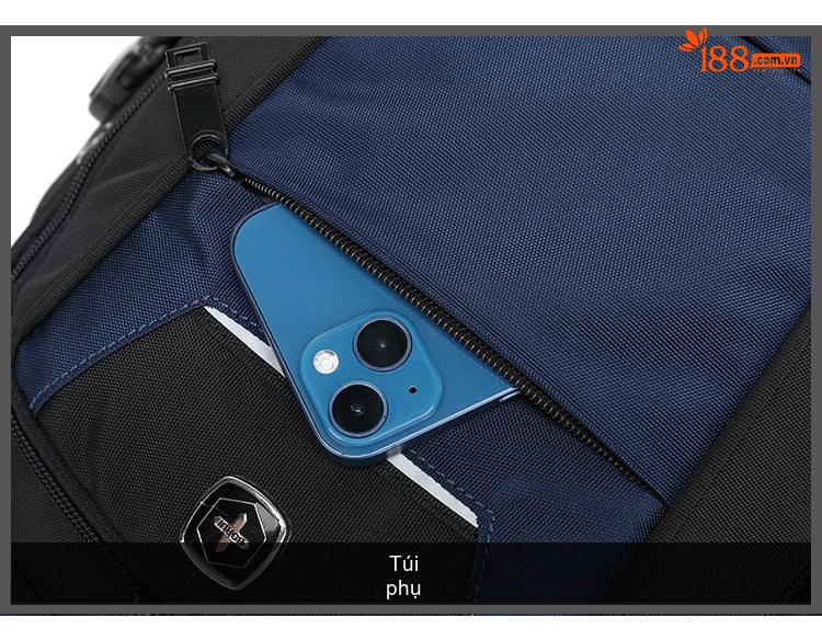 Balo Đôi Vải Canvas Nam Nữ Đựng Laptop Chống Nước Đi Học Du Lịch Màu Đen, Xanh Navy, Đỏ chi tiết 18