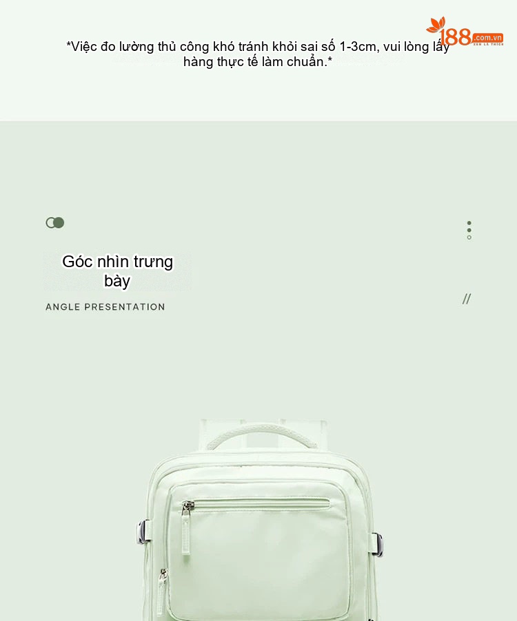 Balo Du Lịch Đa Năng Chống Nước, Gọn Nhẹ, Nhiều Ngăn Màu Đen, Xám, Tím, Xanh Lá Cây... chi tiết 18