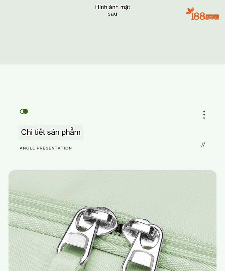 Balo Du Lịch Đa Năng Chống Nước, Gọn Nhẹ, Nhiều Ngăn Màu Đen, Xám, Tím, Xanh Lá Cây... chi tiết 21