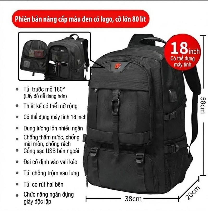 026 với ngăn đựng giày 80+ tiêu chuẩn
