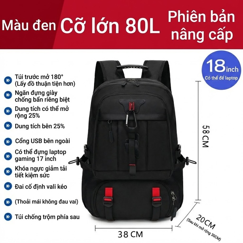027 vải đỏ 80 + ngăn đựng giày