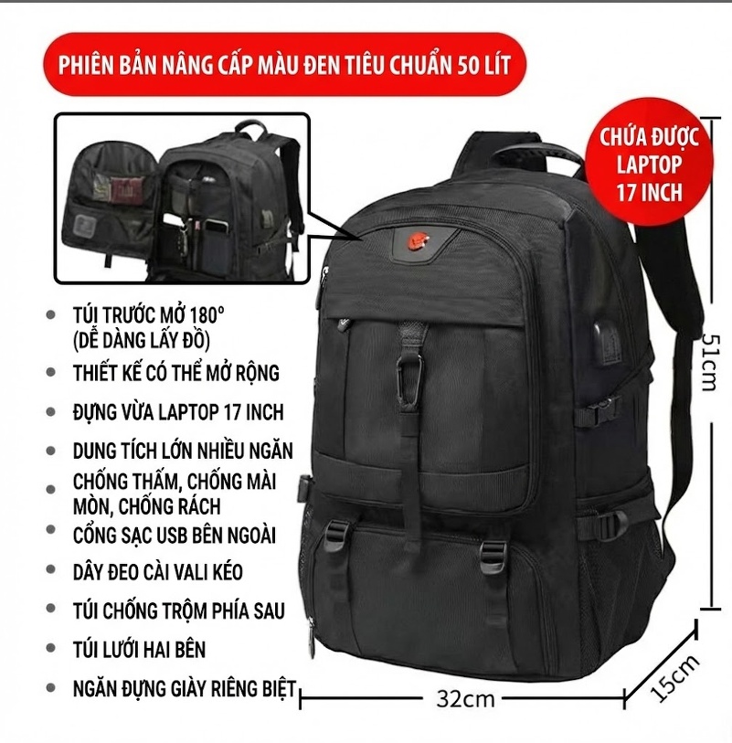 026 với ngăn đựng giày 50+ tiêu chuẩn