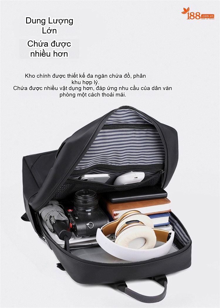Balo Đựng Bóng Rổ Thể Thao Ngoài Trời Chống Nước Đa Năng Màu Đen, Xám chi tiết 16