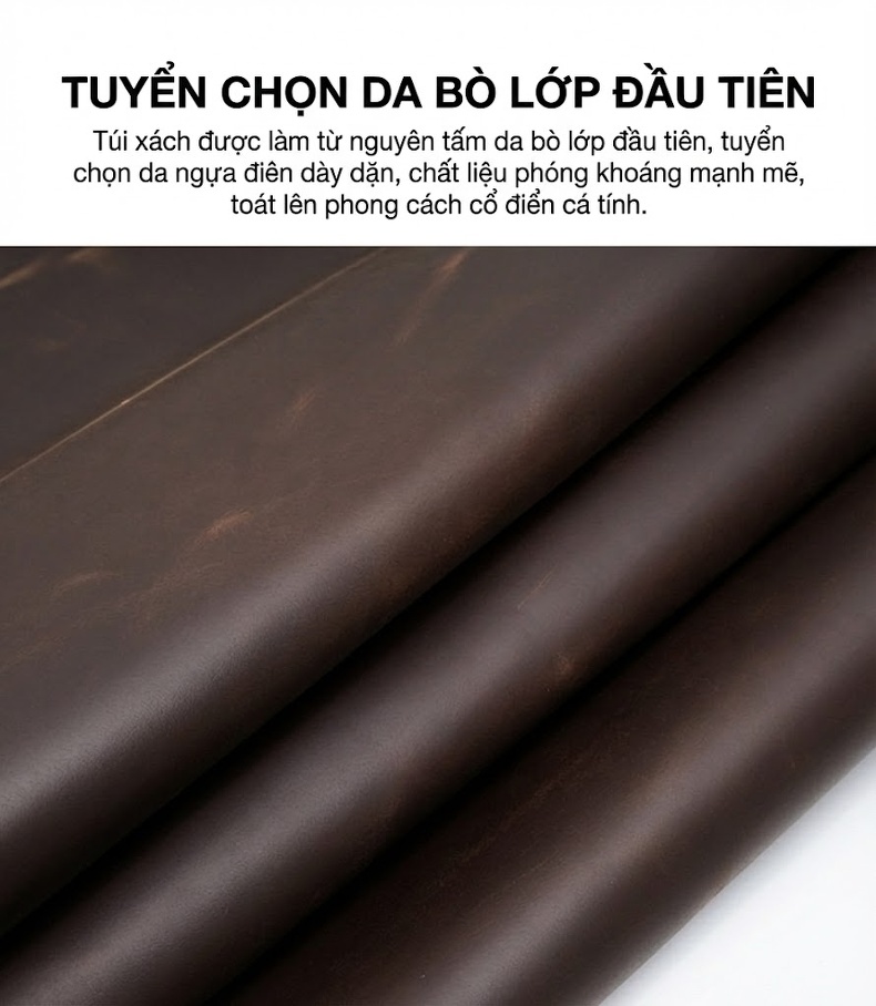 Balo Đựng Máy Ảnh Da Bò Sáp Ngoài Trời Phong Cách Âu Mỹ, Túi Đeo Vai Du Lịch Chống Sốc, Nội Thất Có Thể Tháo Rời Màu Nâu chi tiết 8