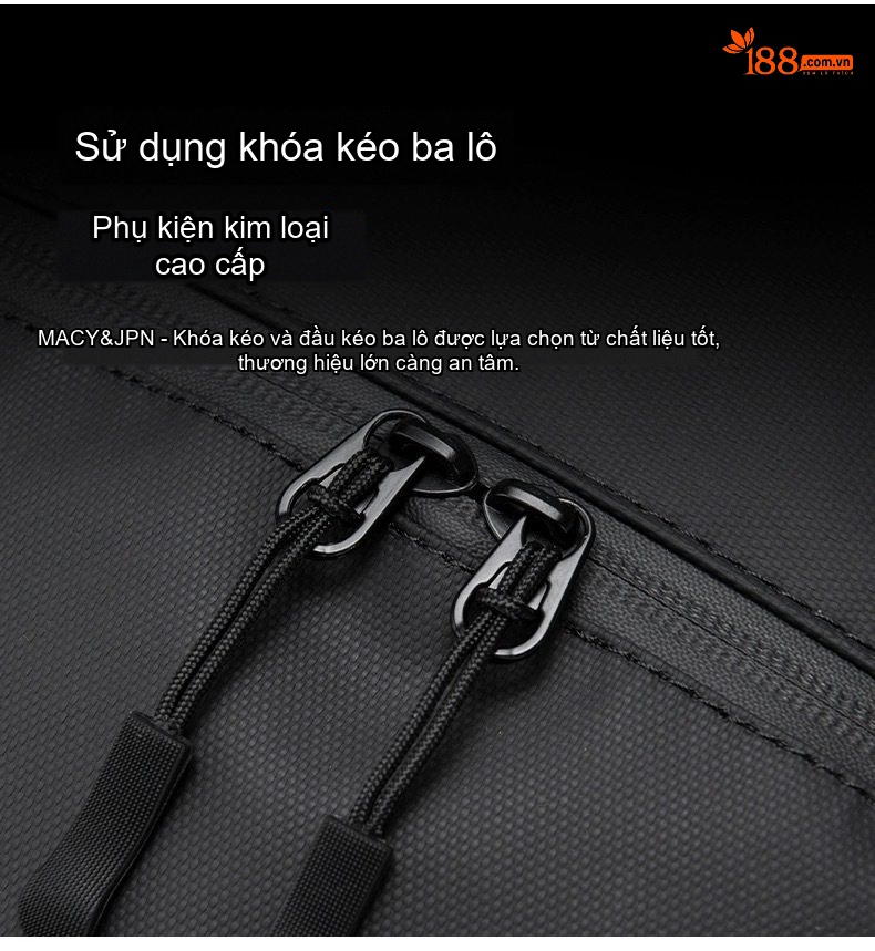 Balo Đựng Mũ Bảo Hiểm Xe Máy Chống Nước Dung Tích Lớn Màu Đen chi tiết 9