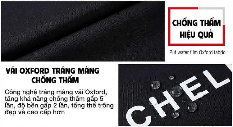 Balo Đựng Mũ Bảo Hiểm Xe Máy Chống Nước Dung Tích Lớn Màu Đen chi tiết 24
