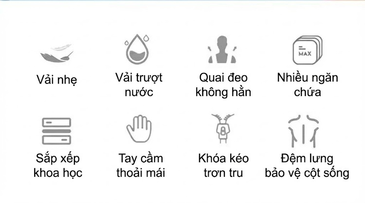 Balo Học Sinh Tiểu Học Chống Thấm Nước Hình Thỏ Dễ Thương Màu Hồng, Xanh Dương, Tím chi tiết 3