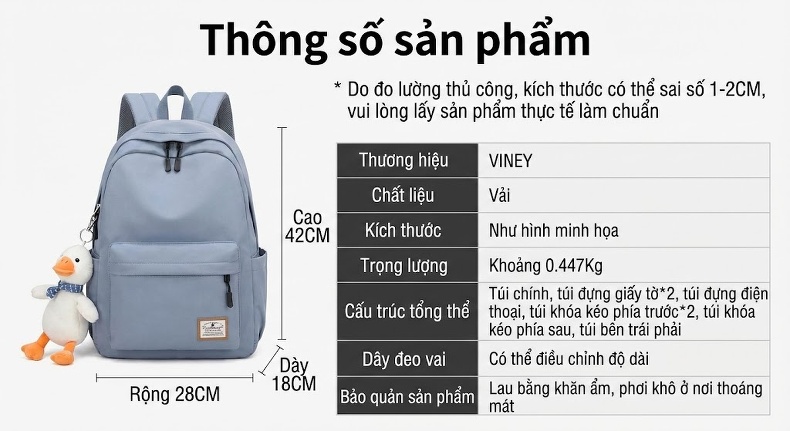 Balo Học Sinh Vải Dệt In Họa Tiết Graffiti Phong Cách Hàn Quốc Sức Chứa Lớn Màu Trắng, Hồng, Tím chi tiết 3