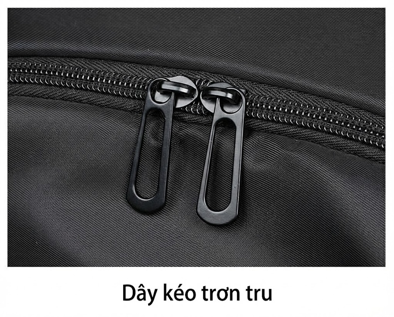 Balo Laptop Nam Nữ Chống Nước Sức Chứa Lớn Đi Học Du Lịch Công Tác Màu Đen chi tiết 24