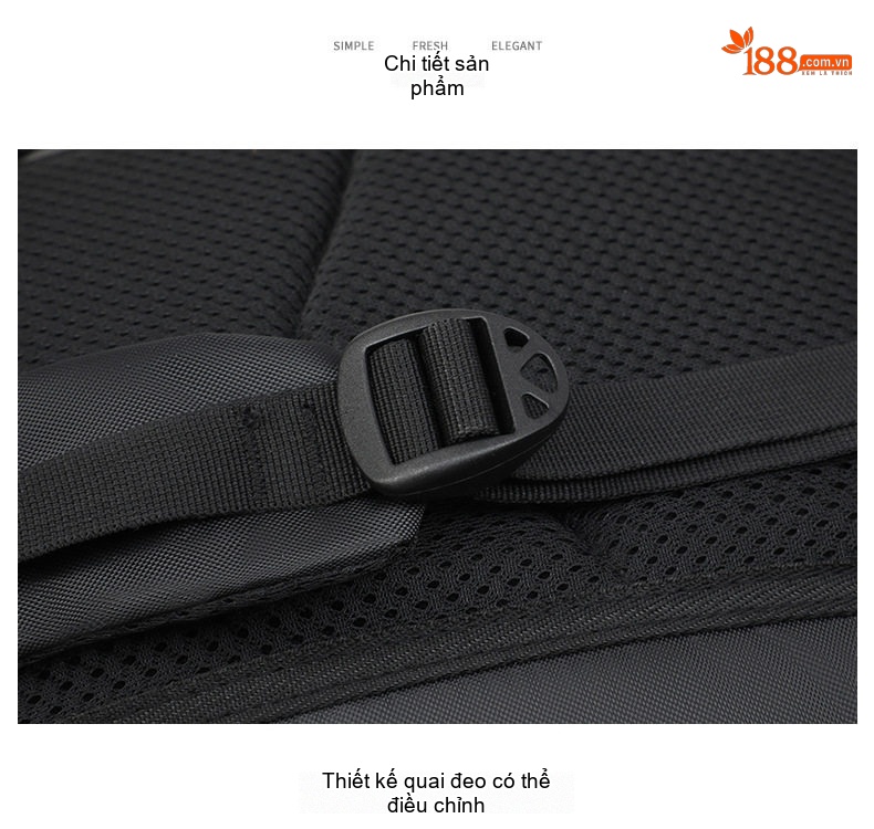 Balo Laptop Nam Nữ Chống Sốc Chống Nước Sức Chứa Lớn Cho Học Sinh, Sinh Viên Màu Đen, Xanh chi tiết 16